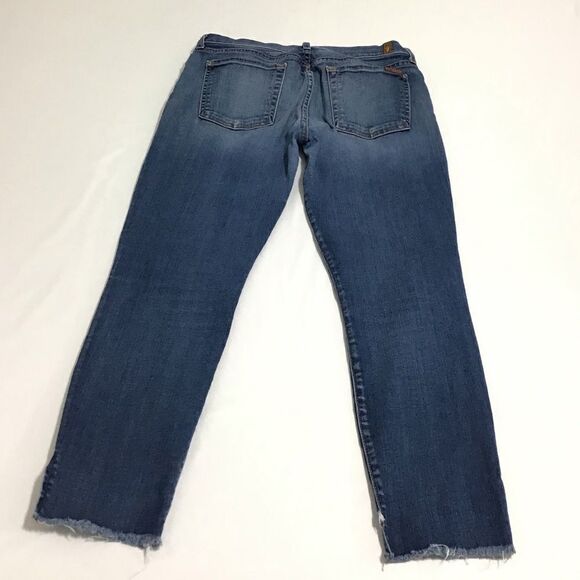 7 forĀ all mankindāThe Skinny Ankle Jeans Sizeā31 - Picture 3 of 16